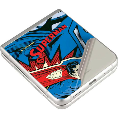 DC Comics Superman America's Hero Galaxy Z Flip3 5G Skin